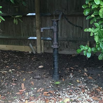 South Ascot water pump in garden