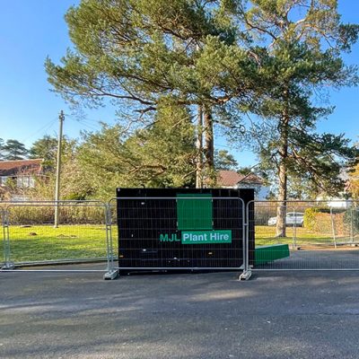 Bordon Cemetery Site Welfare Set Up
