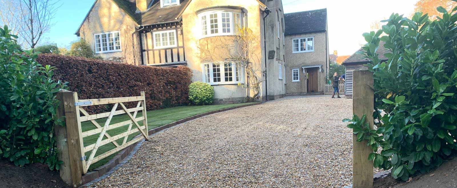 gravel driveway