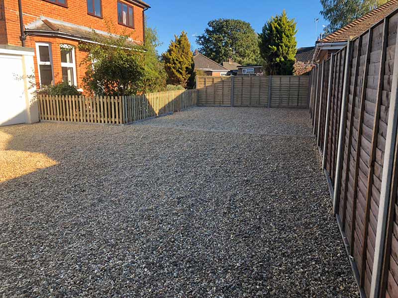 gravel driveway