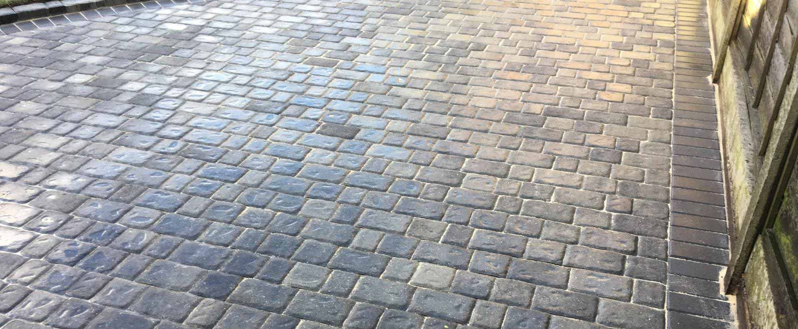 cobblestone driveway