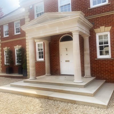 South Ascot Stone Portico & Steps