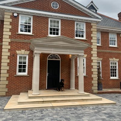 South Ascot Stone Portico & Steps