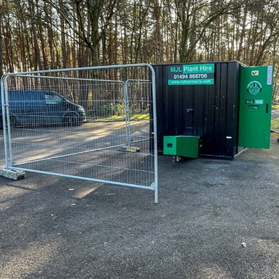 Bordon Cemetery Site Welfare Set Up