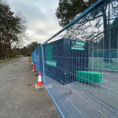 Bordon Cemetery Site Welfare Set Up