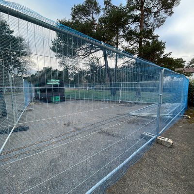 Bordon Cemetery Site Welfare Set Up