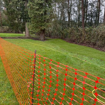 Bordon Military Cemetery turf and hedge