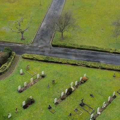 bordon cemetery aireal photo