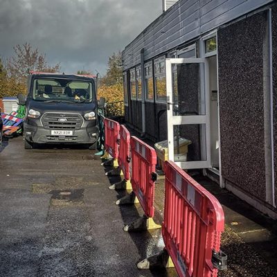 holy trinity school construction